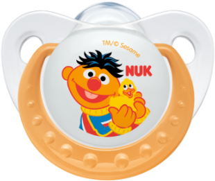 18-36 Cumlík Nuk Trendline Sezam - Chupete Nuk Barrio Sesamo (428x306)