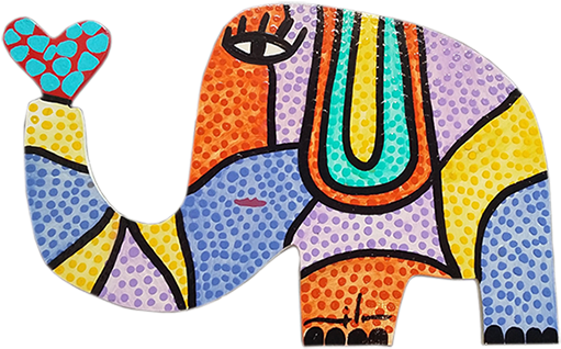 One Of His Icons Has Been The Mega Mural Spanning Almost - Imagenes De Milo Lockett Elefantes (600x401)