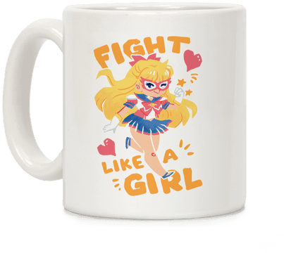 Fight Like A Girl - Coffee Cup (484x484)