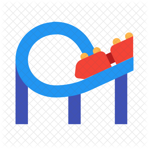 Roller Coaster Icon - Icon (512x512)