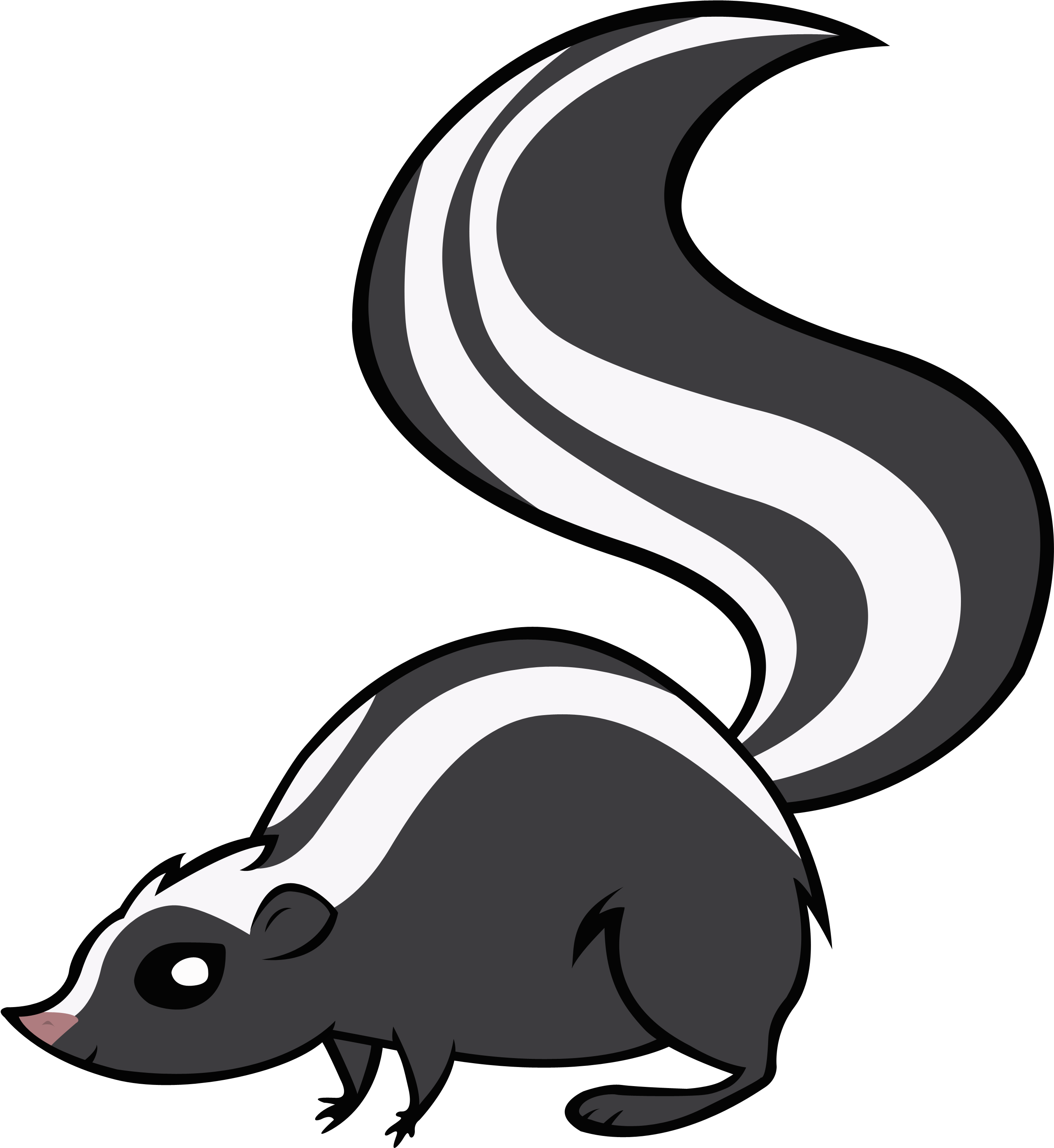 Skunk Clipart Mlp - Skunk Png (3000x3000)