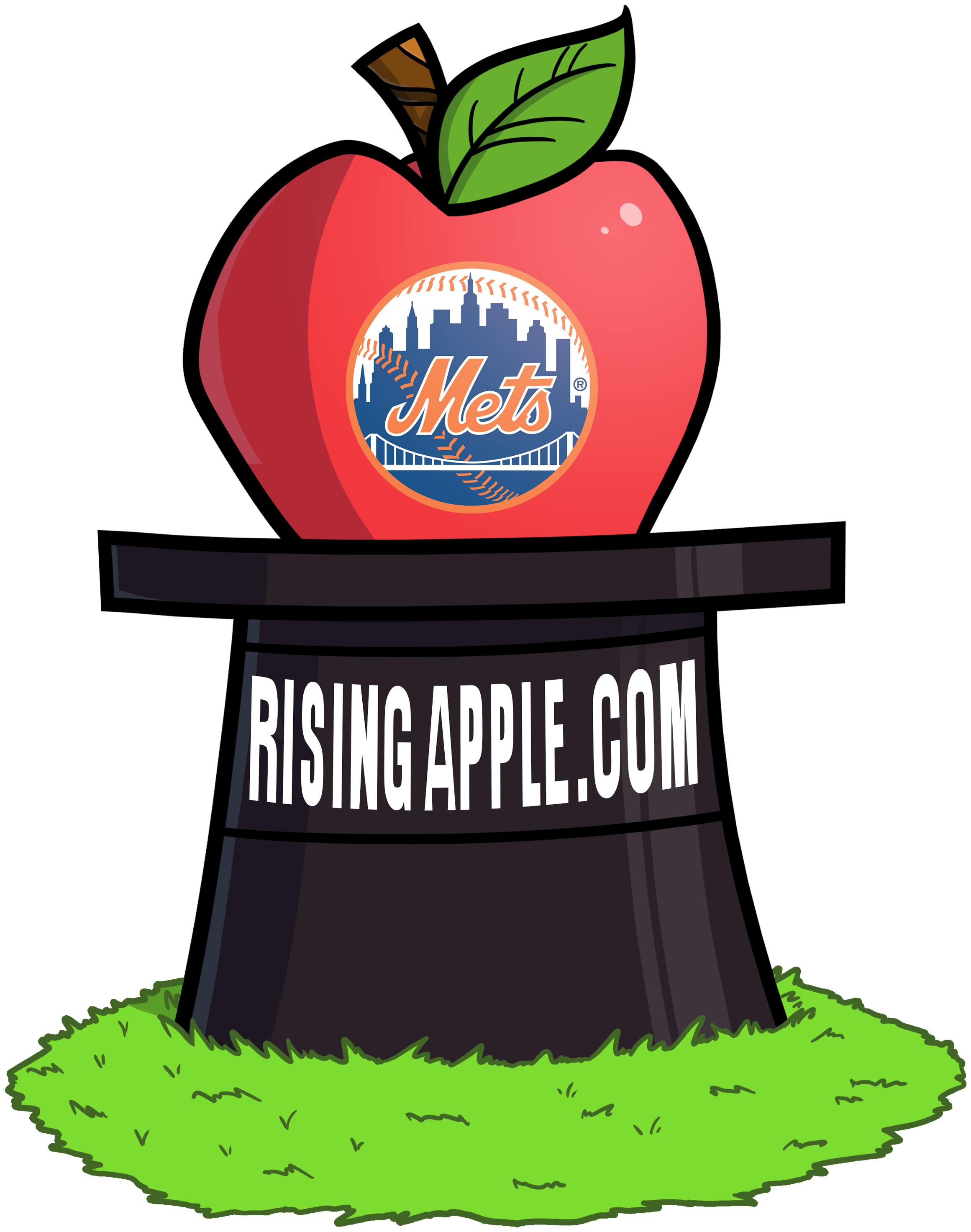 Dead Rising Clipart Apple - New York Mets (2400x3200)