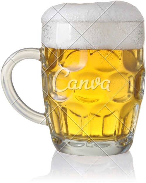 Mug Of Beer - Premium Poster: Collection Of Different Beer Isolated (637x800)