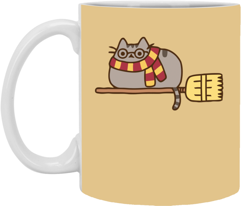 Pusheen Harry Potter Mug Cup Gift - Harry Potter Signs (1024x1024)