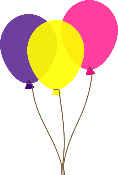 Easter - Balloons Clipart Transparent Background (402x596)