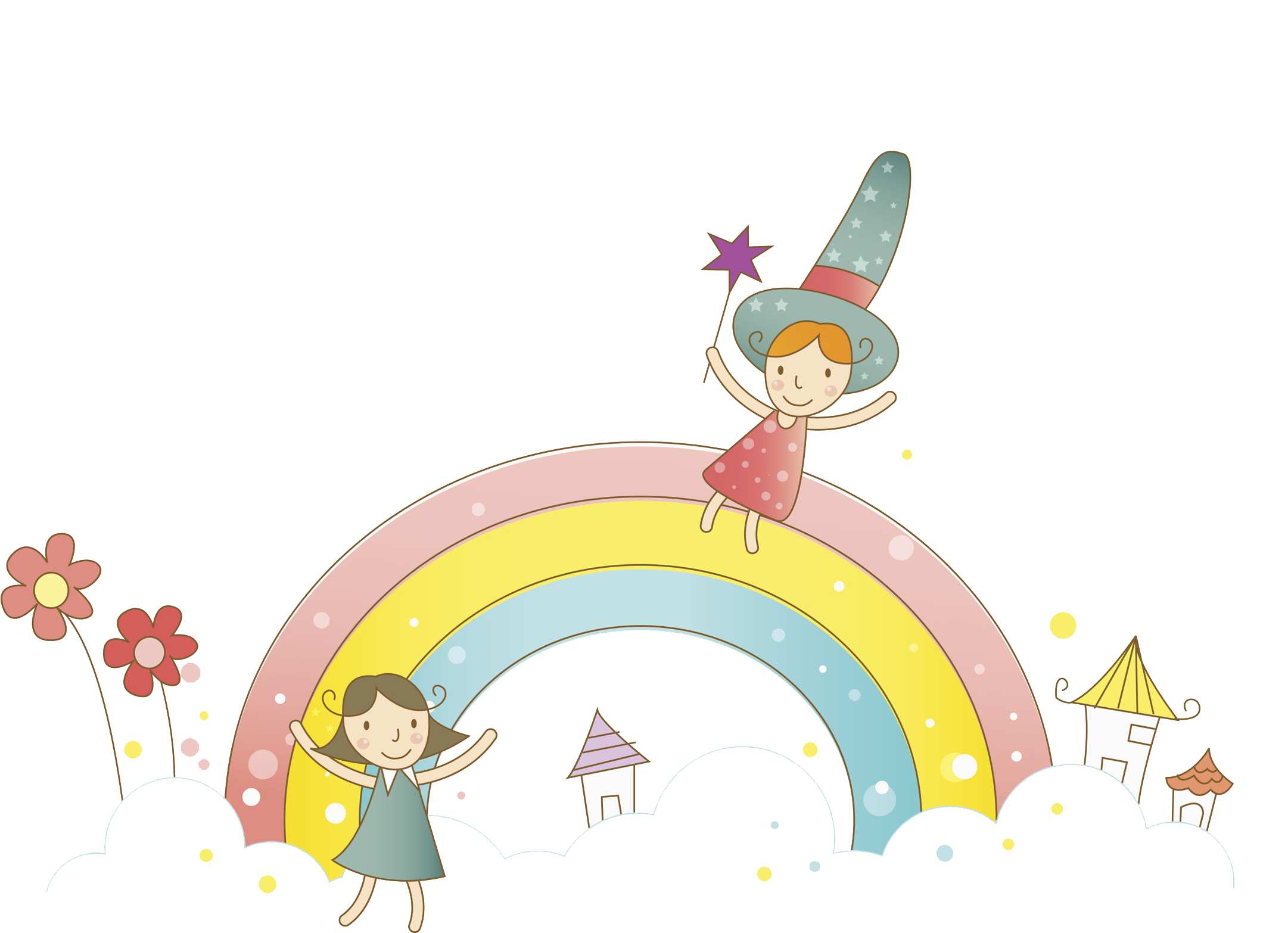 Cartoon Stock Photography Illustration - การ์ตูน ตกแต่ง ภาพ สายรุ้ง (2167x1612)