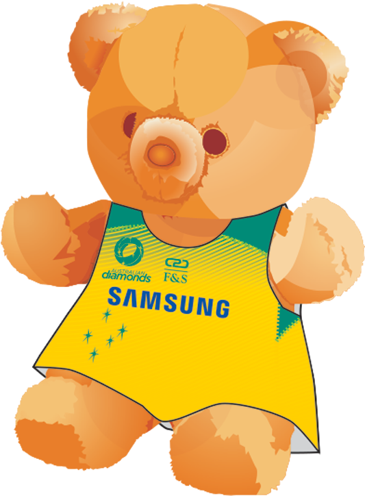 Diamonds Teddy Mascot - Bear (800x800)