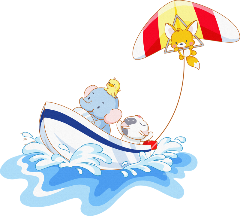 Cartoon Animal Cuteness Clip Art - Con Thuyền Hoạt Hình (800x719)