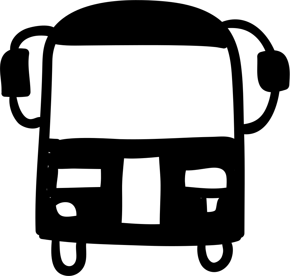 School Bus Hand Drawn Transport Comments - Bus (981x934)