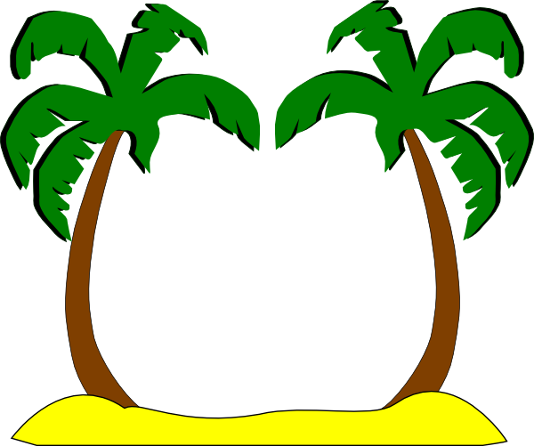 Palm Tree Clipart - Free Palm Tree Clip Art (600x501)