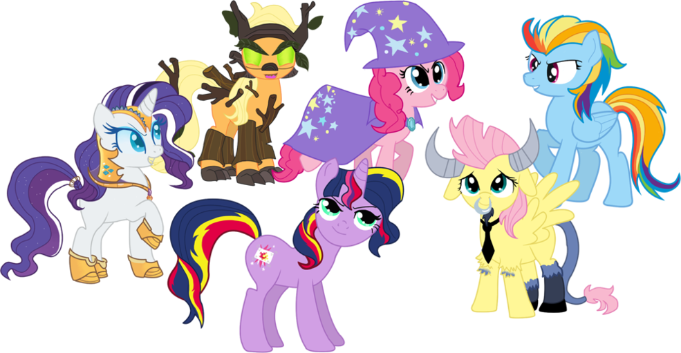 Uploaded - My Little Pony Mane 6 (985x511)