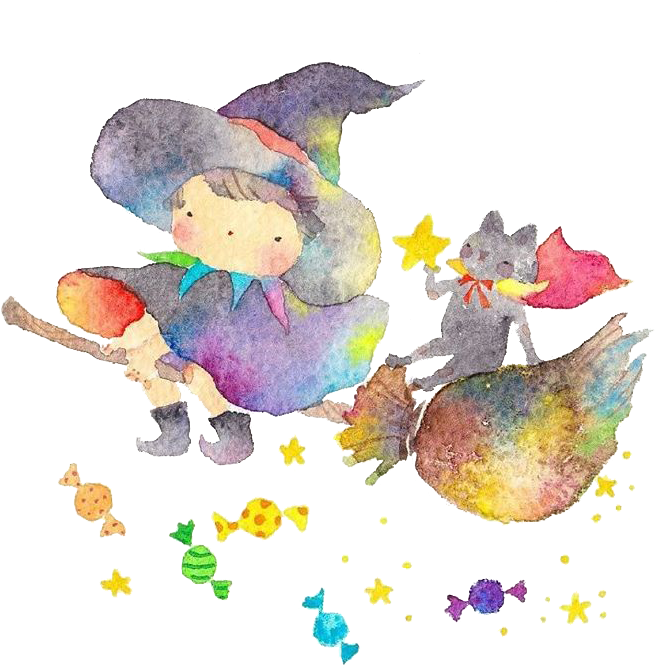 Watercolor Painting Boszorkxe1ny Illustration - Illustration (690x690)