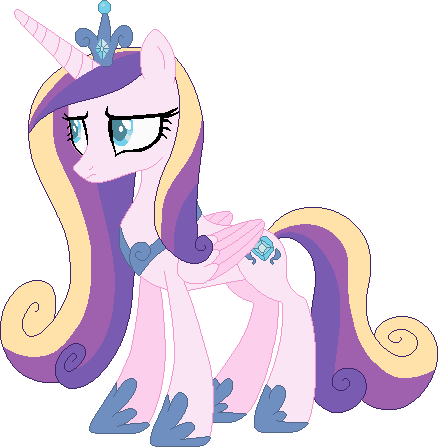 Uploaded - My Little Pony Rarity Y Cadence (438x447)