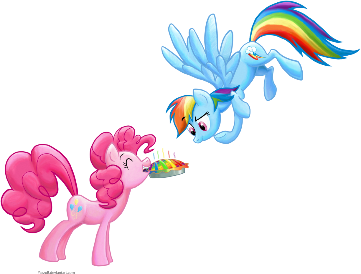 Com Pinkie Pie Rainbow Dash Twilight Sparkle Princess - Cartoon (1280x979)