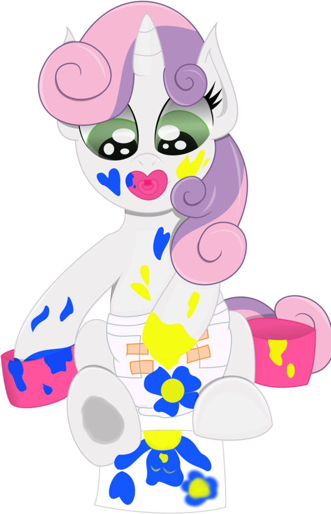 The Crusader Network, Baby Belle, Diaper, Foal, Hoof - Cartoon (670x1191)