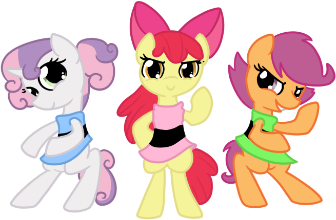 Cmc Cartoon Character Cosplay By Otterlore - Powerpuff Girls Pony Cmc (800x600)