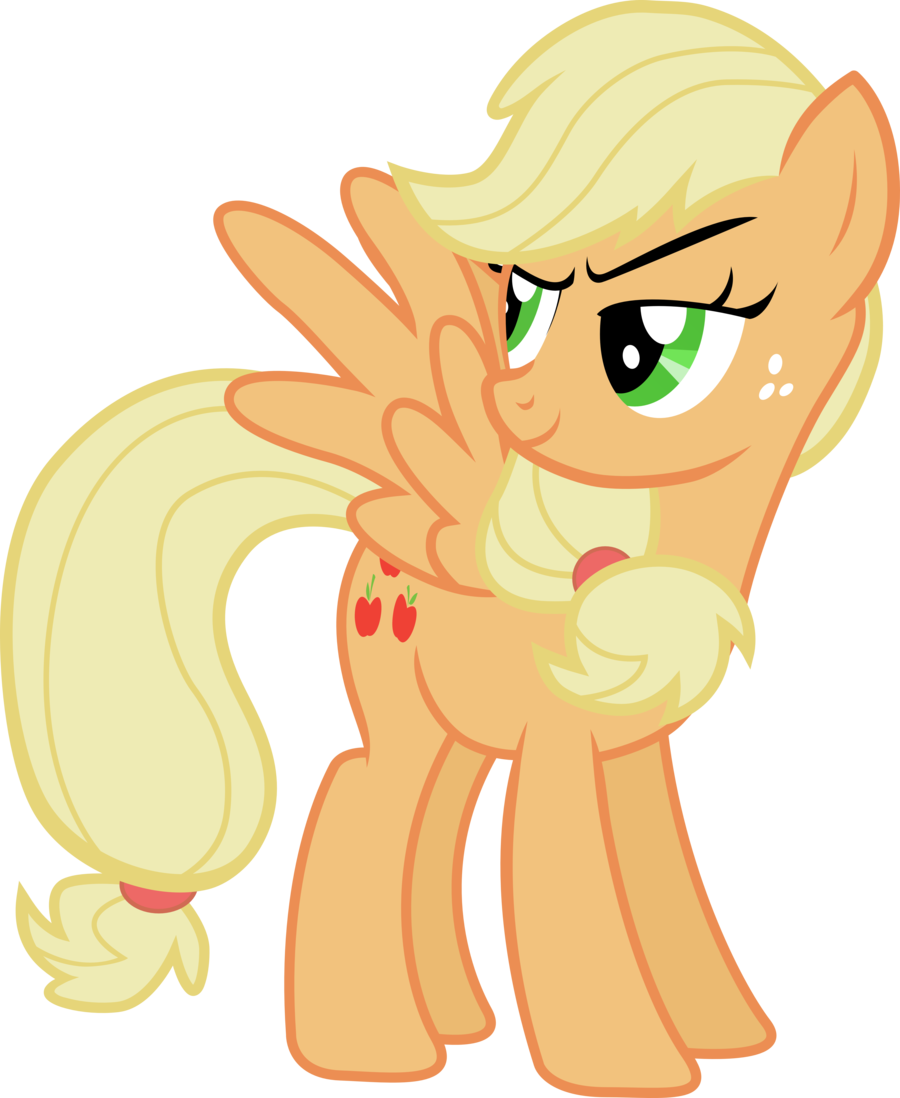 Applejack - My Little Pony Applejack Has Wings (900x1098)