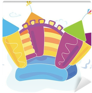 Wall Mural • Pixers® • We Live To Change - Bouncy Castle Clip Art (400x400)