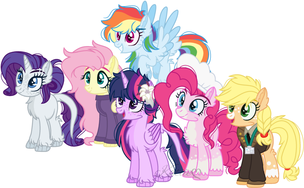 Uploaded - Mane 6 Au (1024x649)