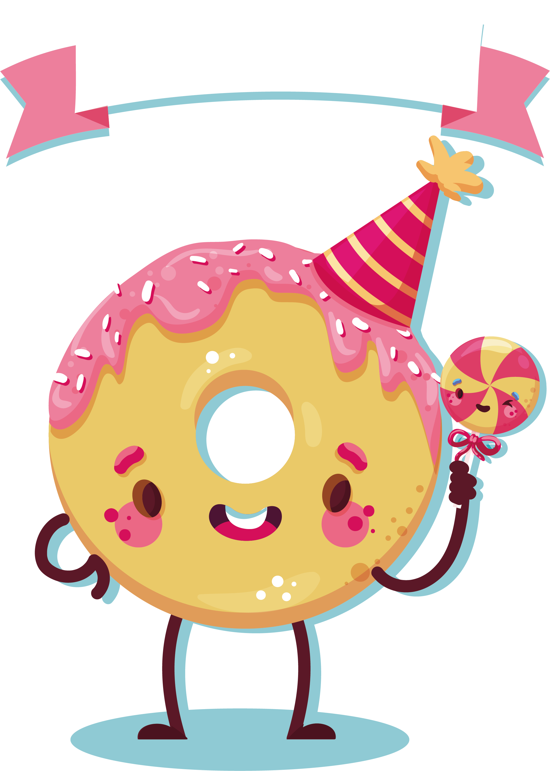 Doughnut - Cartoon Donut - Donut Clipart Cartoons Png (2168x3040)
