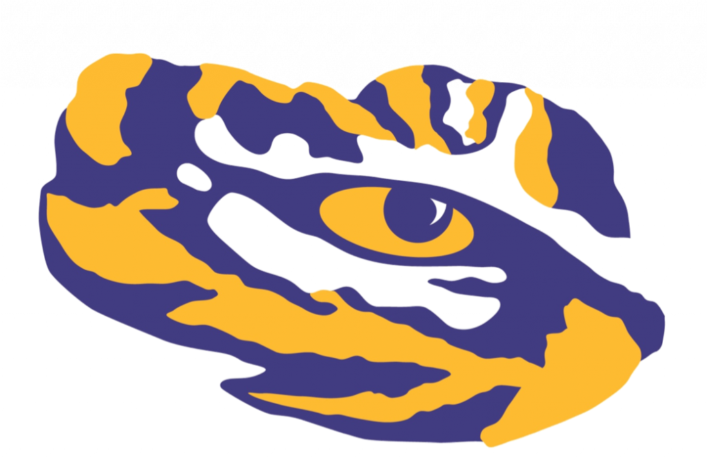 Download Nobby Design Lsu Stencil Logo - Download Nobby Design Lsu Stencil Logo (1024x712)