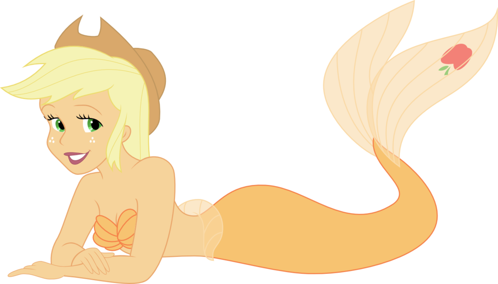 Mermaid Applejack By Kaylathehedgehog - Mermaid (1024x585)
