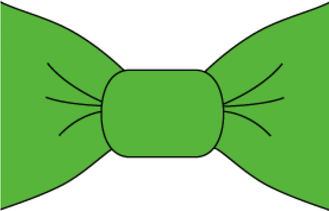 Bow Tie Clipart Lime Green - Green Bow Tie Vector (640x480)