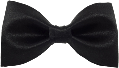 Classic Black Bow Tie Transparent Png - Bow Tie Transparent Background (600x500)