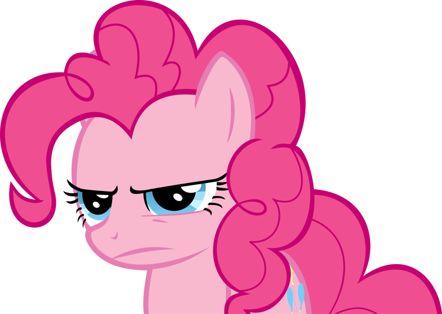 Pinkie Pie, ''you're Gonna Die'' - Pinkie Pie Serious Face (900x641)