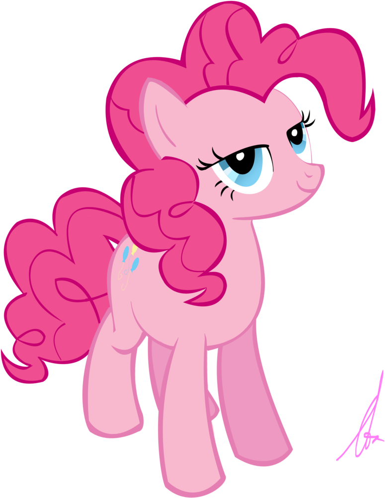 Pinkie Pie First Vector By Captain-mahvelous - Kuda Poni Vector Png (900x1075)