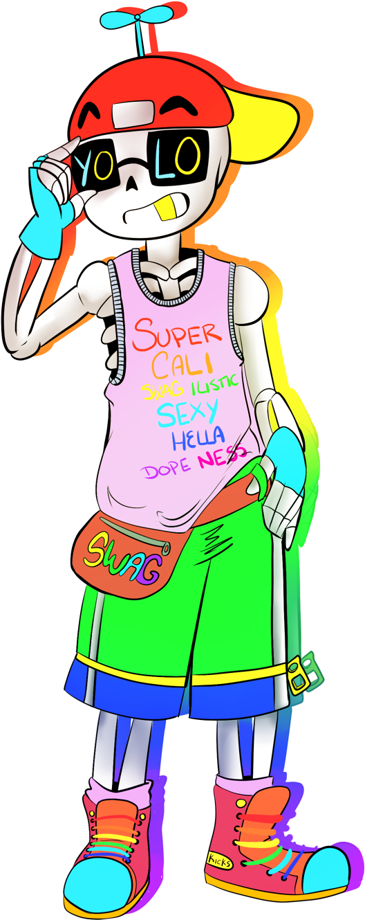 So I Saw This Black And Blue Shirt At Work With The - Memes De Fresh Sans (600x1385)