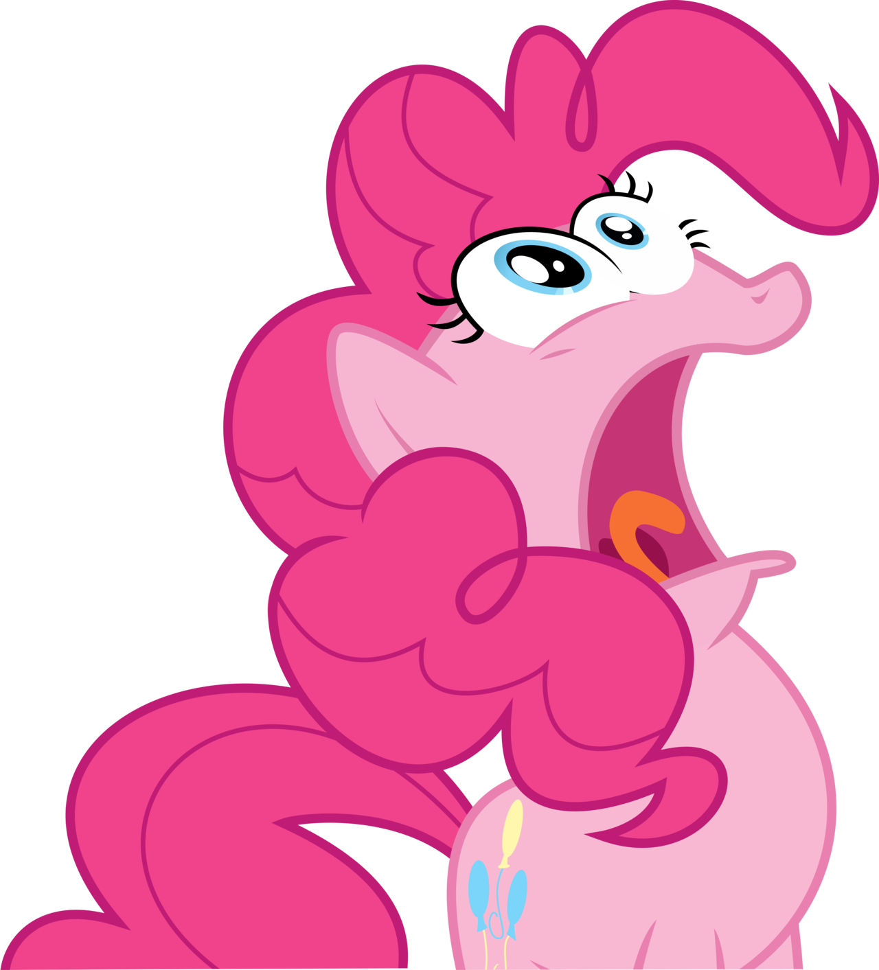 Pinkie Pie Needs Air By Xenoneal Pinkie Pie Needs Air - Pinkie Pie Gasp Gif (1280x1413)