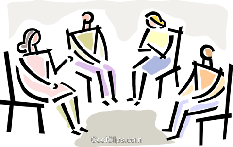 Small Group Discussion Clipart - Clip Art (480x303)