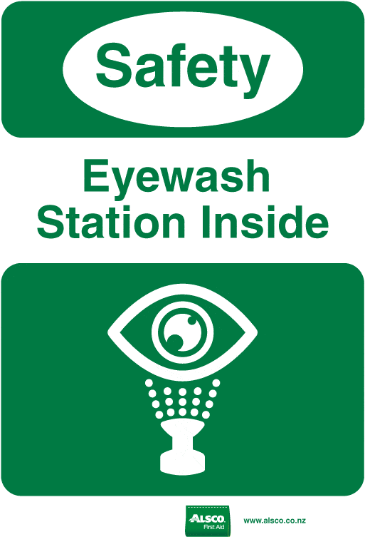 Eyewash Station Signs - Signs Eye Wash Station (595x842)