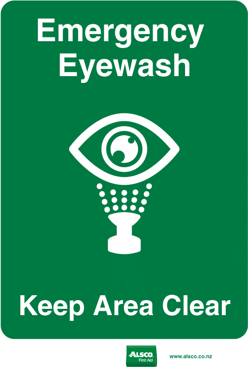 View Large Version - Emergency Eye Wash Station Sign Pdf (595x842)