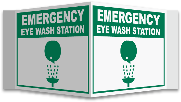 Osha Eye Wash Station Requirements Distance - Emergency Exit Only Sign (600x344)
