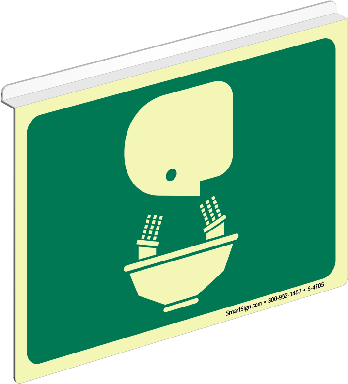 Free Eye Wash Symbol - Sign (723x800)