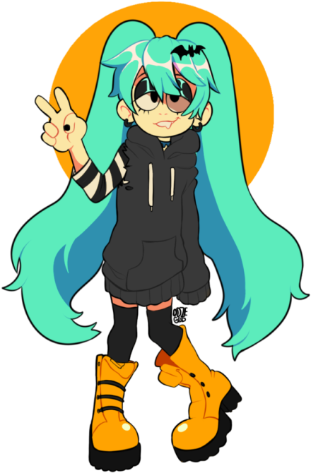 Twick Ow Tweat - Hatsune Miku (500x699)