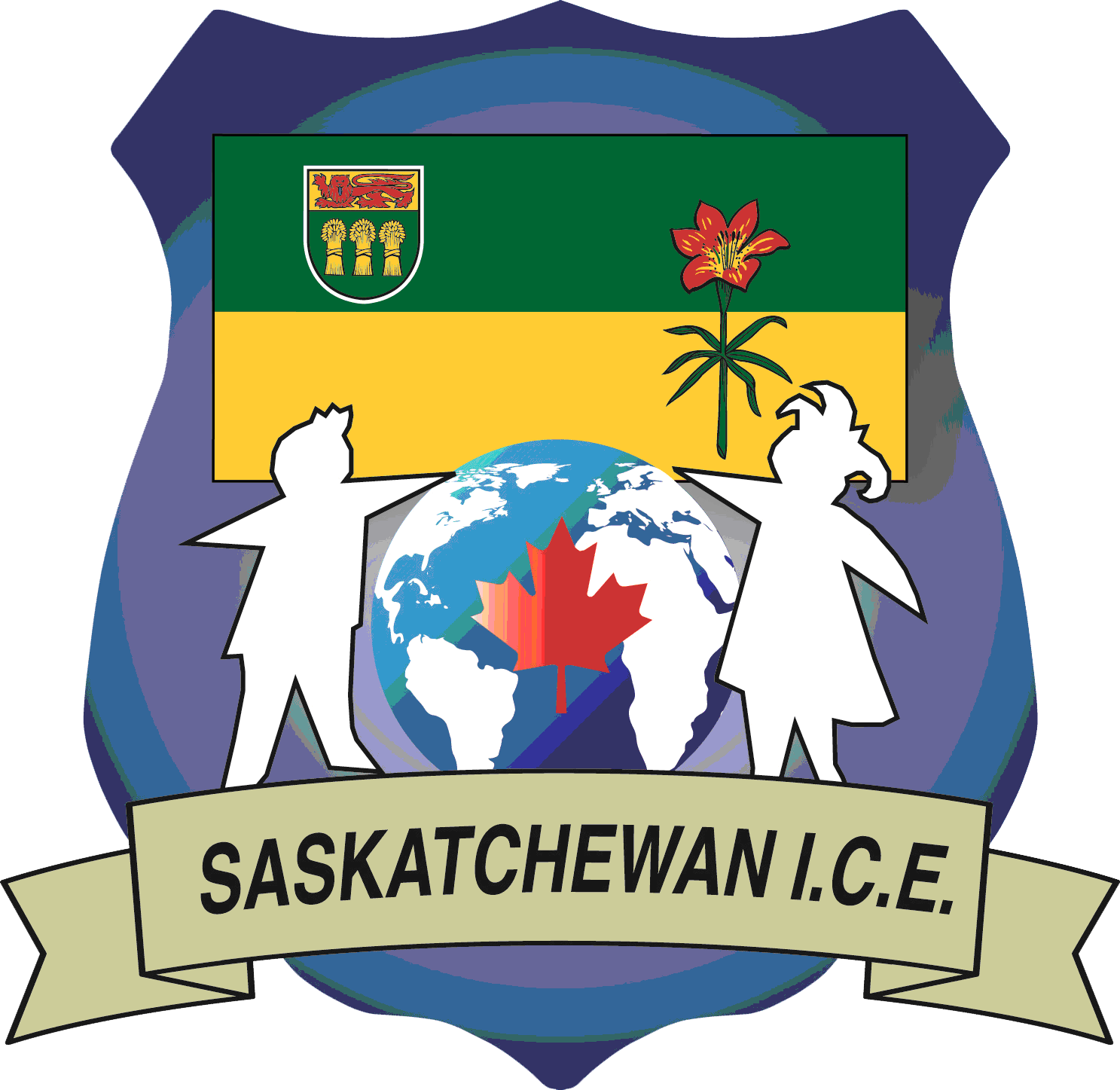 On Wednesday, January 7, 2015, Members From The Saskatchewan - Saskatchewan Flag Metal Novelty License Plate Lp-5215 (1487x1447)