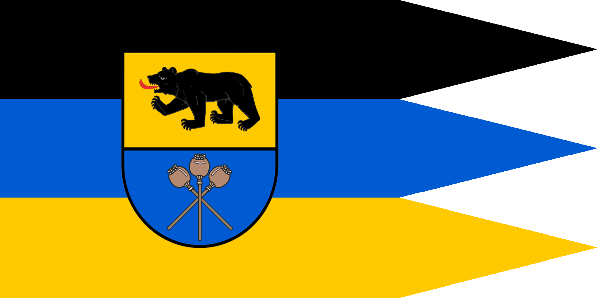 Ocmy Very Own Personal Flag Based On The Coat Of Arms - Ocmy Very Own Personal Flag Based On The Coat Of Arms (2000x1000)