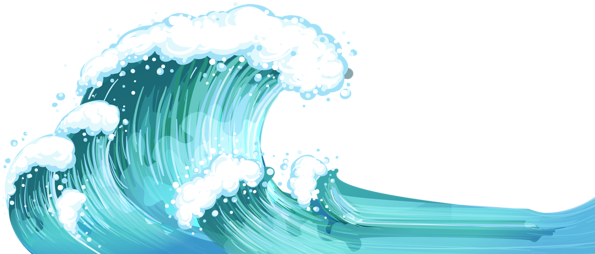 Sea Wave Png - Waves Png (600x262)