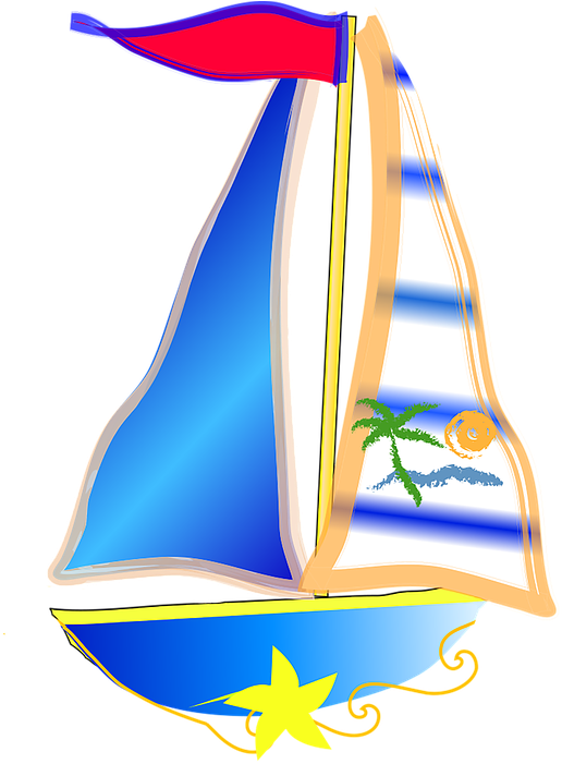 Nautical Waves Cliparts 18, Buy Clip Art - Sailing Ship (1280x1280)