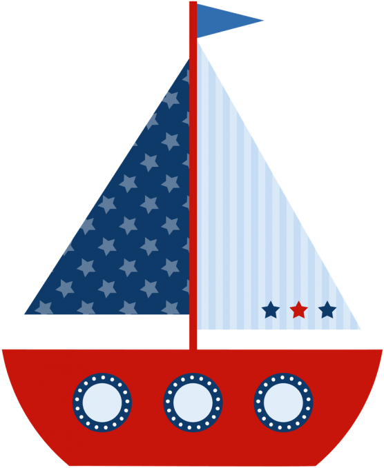 Nautical Clipart, Digital Clip Art, Sail Boats, Ocean - Sailboat Clipart (616x739)