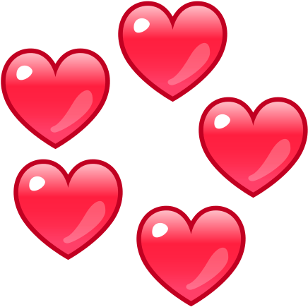 Heart Emoji Wins Most Used Word Of - Hearts Emoji (512x512)