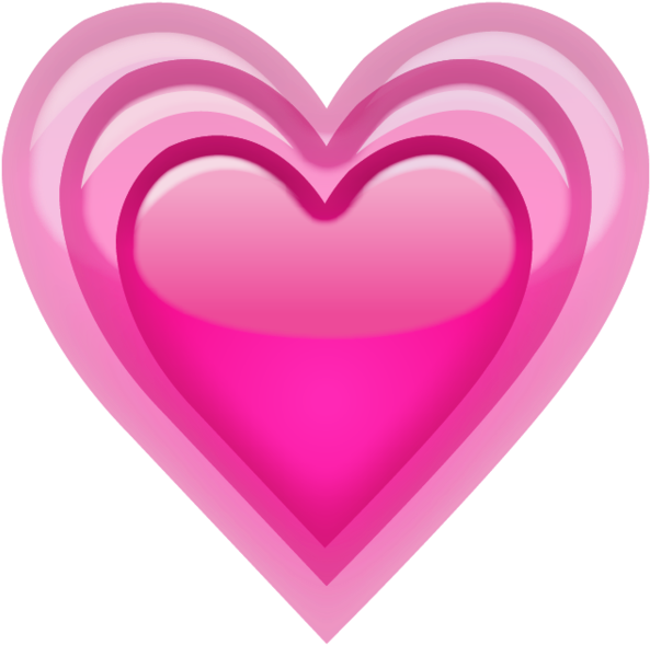 Decoded - Pink Growing Heart Emoji Png (600x600)