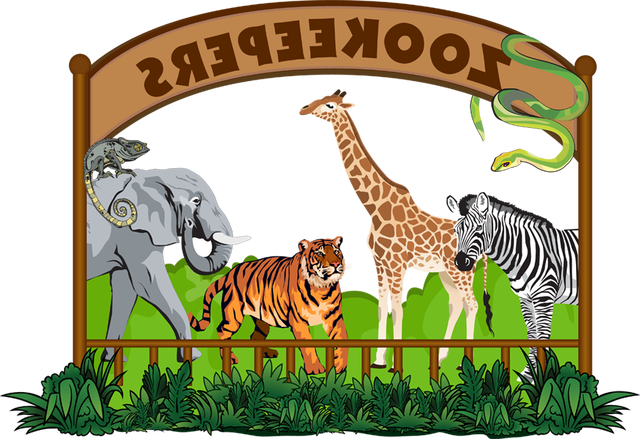 Clip Art For National Zoo Keeper Week Dixie Allan - Illustration (640x439)