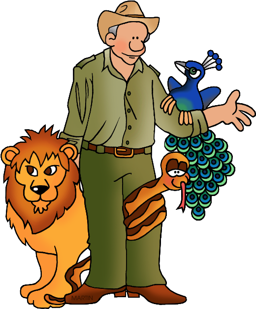 Zoo Clipart Female - Zoo Keeper Free Clipart (543x648)