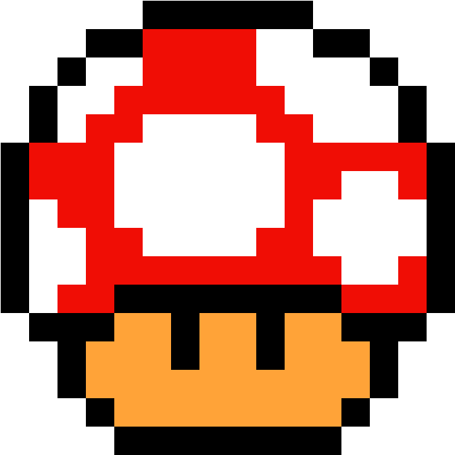 Mario Mushroom Pixel Art Maker - Mario Mushroom Pixel Art (720x680)