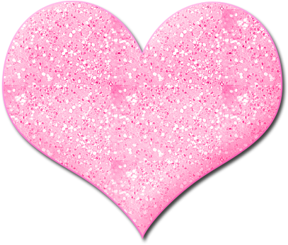 Glitter Heart Cliparts - Sparkle Glitter Heart Png (473x429)