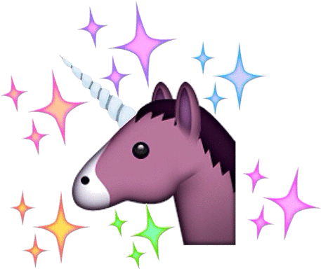 Unicorn Emoji Transparent - Unicorn Emoji No Background (500x463)